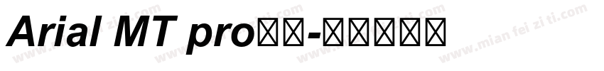 Arial MT pro字体字体转换